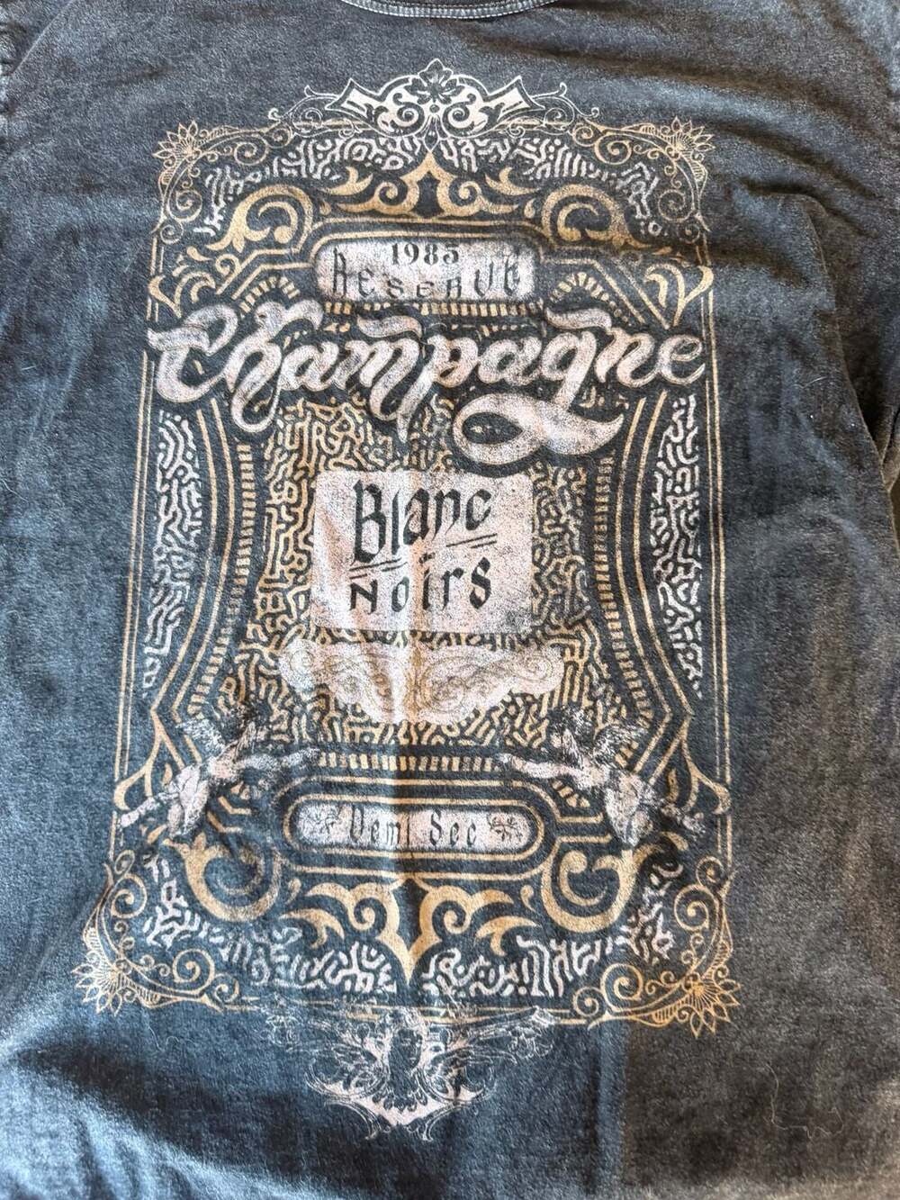 Project Social T Champagne Blanc Noirs Graphic T-Shirt One Size